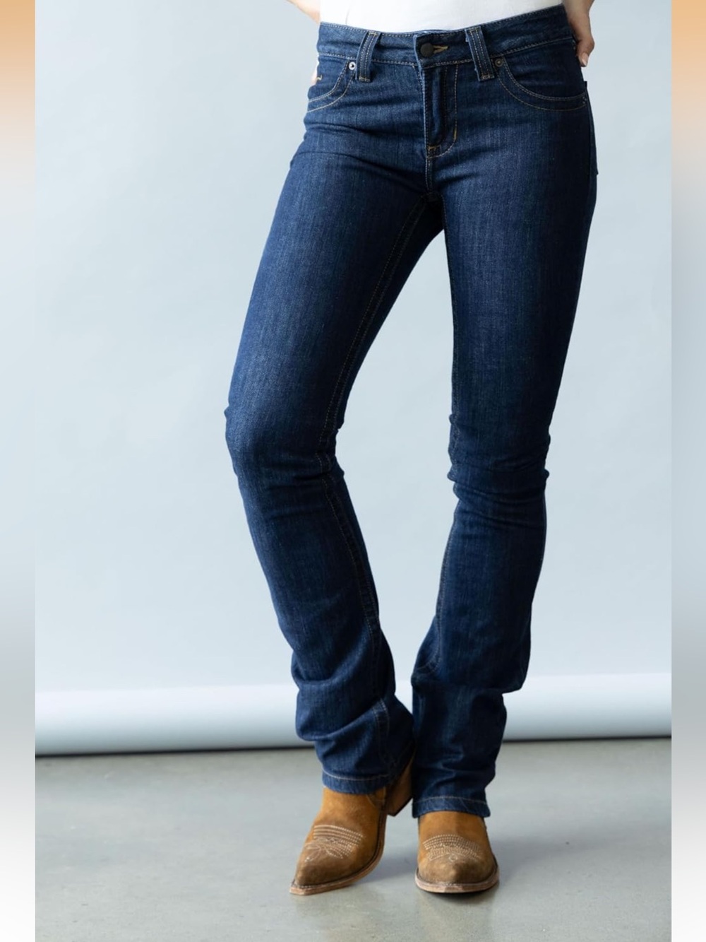 Kimes Ranch Betty Western Style jeans dark denim cowgirl sz 6 x 32